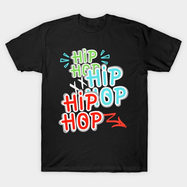 Hip Hop Graphic T-Shirt by Southern Borealis